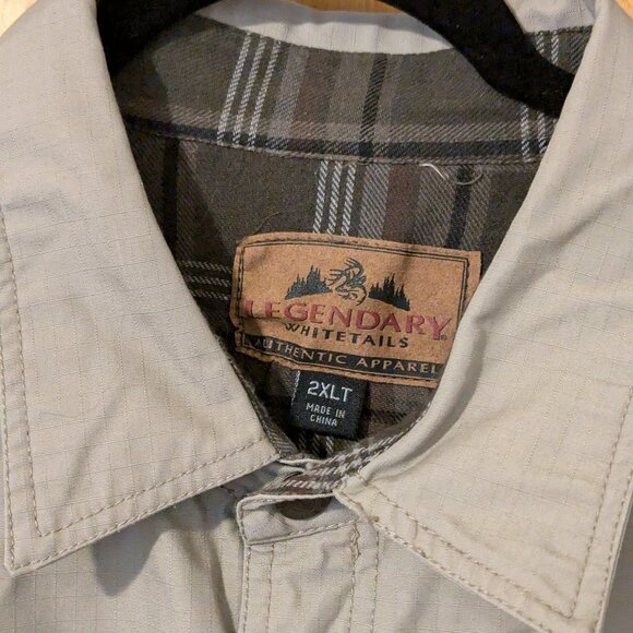 Legendary Whitetails Lightweight Flannel Lined Coat (2XLT) - Picture 3 of 7